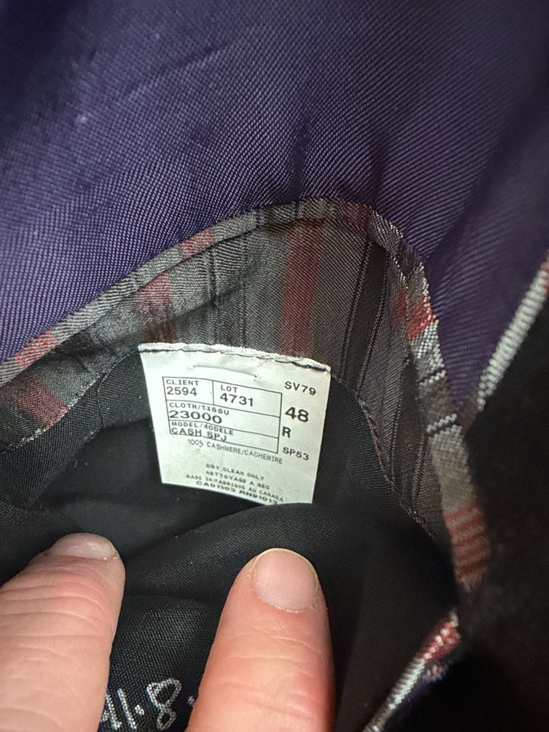 Jack Victor Boyds Philadelphia Cashmere Sport Coat Size 48R 6