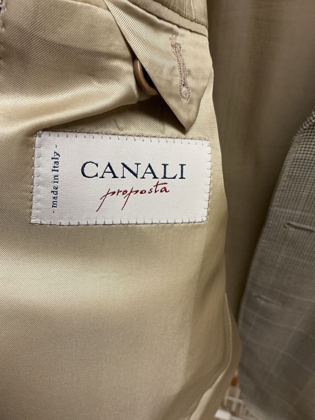Canali Proposta Blazer Size 58R Houndstooth Wool Sport Coat 3