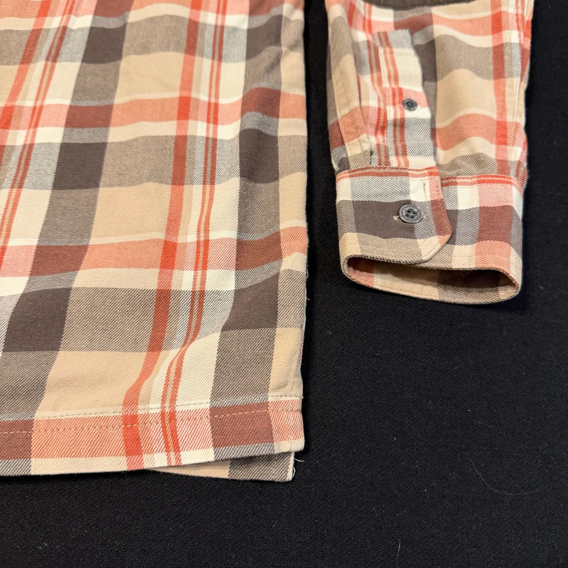 Wrangler ATG Plaid Long Sleeve Button-Up Shirt Sz Small 3