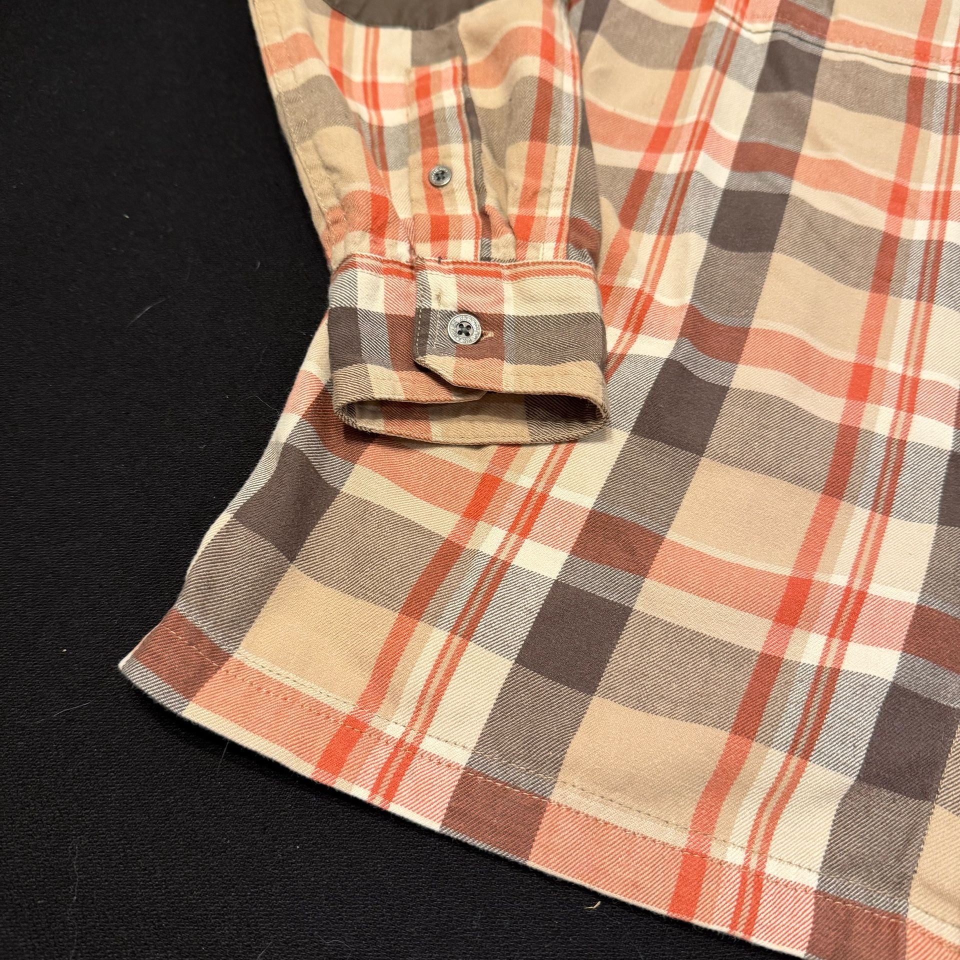 Wrangler ATG Plaid Long Sleeve Button-Up Shirt Sz Small 4