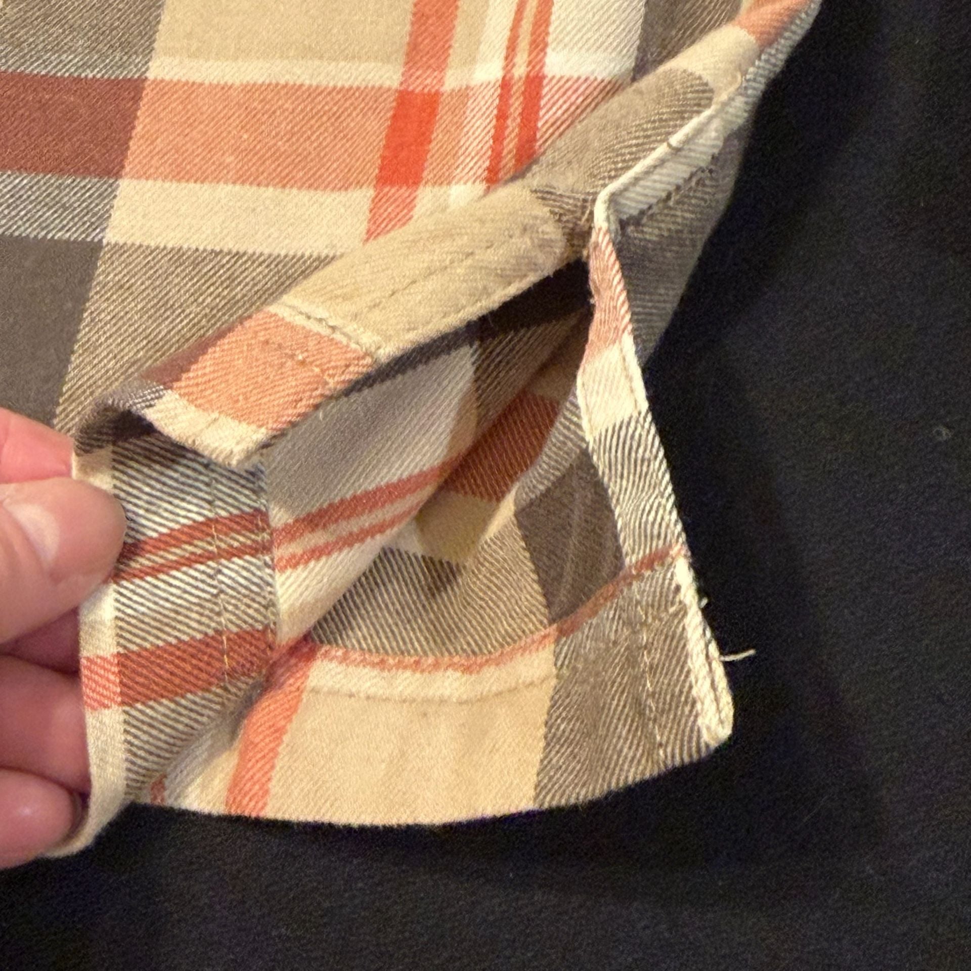 Wrangler ATG Plaid Long Sleeve Button-Up Shirt Sz Small 5