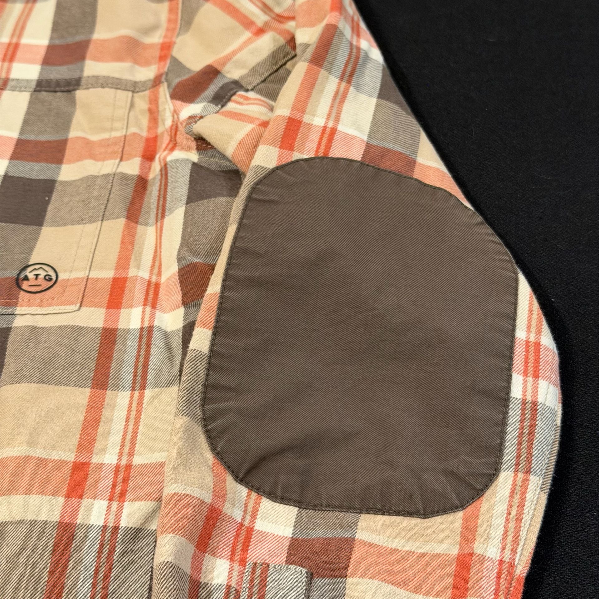 Wrangler ATG Plaid Long Sleeve Button-Up Shirt Sz Small 7