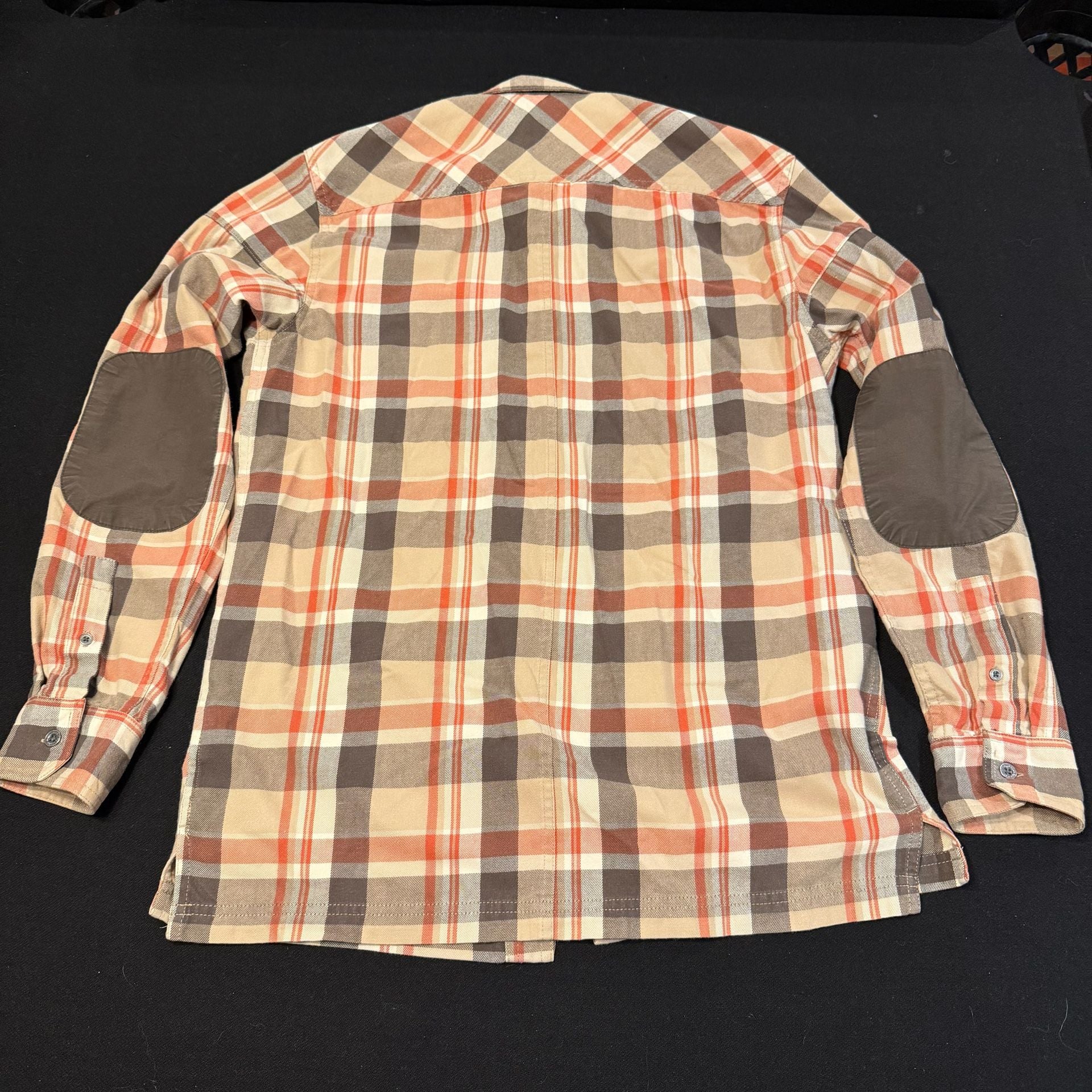 Wrangler ATG Plaid Long Sleeve Button-Up Shirt Sz Small 16