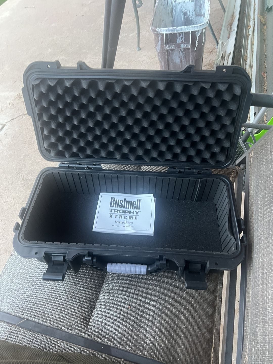 Bushnell Trophy Xtreme Hard Carrying Case with Tripod and Manual 4