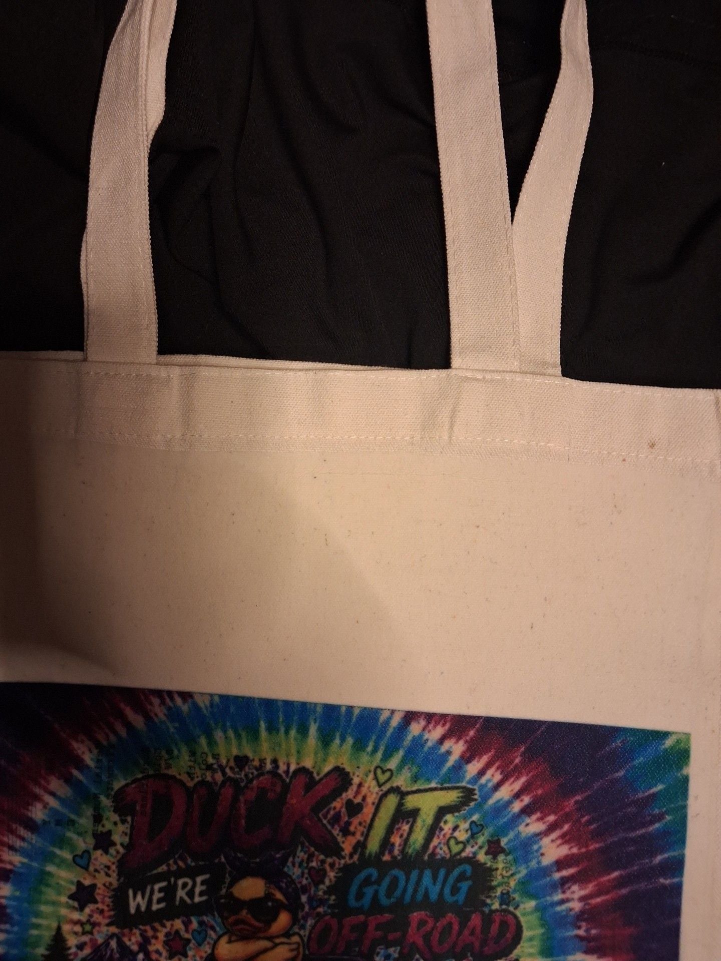 Duck It We Are Going Off Road Canvas Tote Bag 10