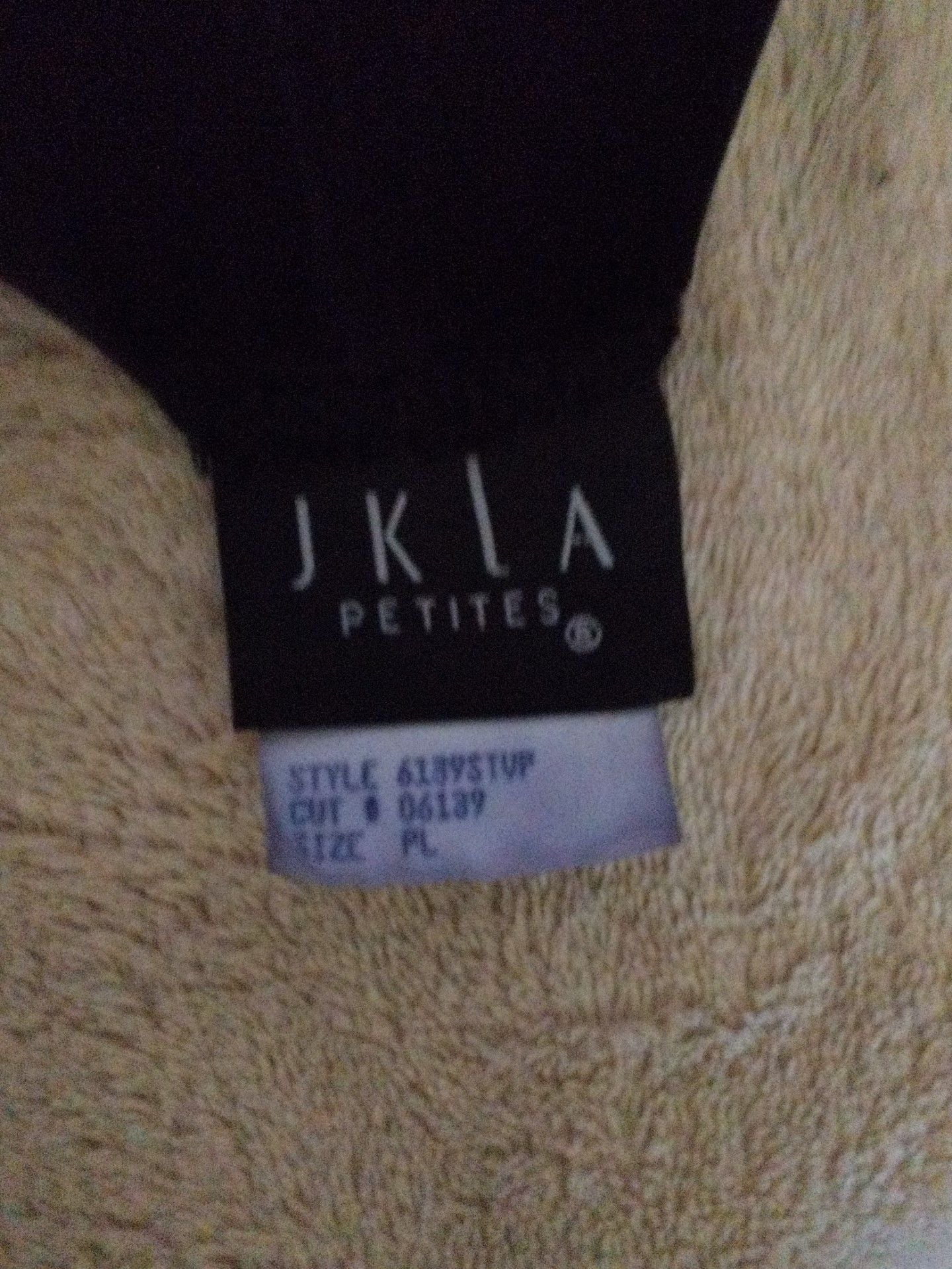 JKLA Petites Pants Size PL Black 2