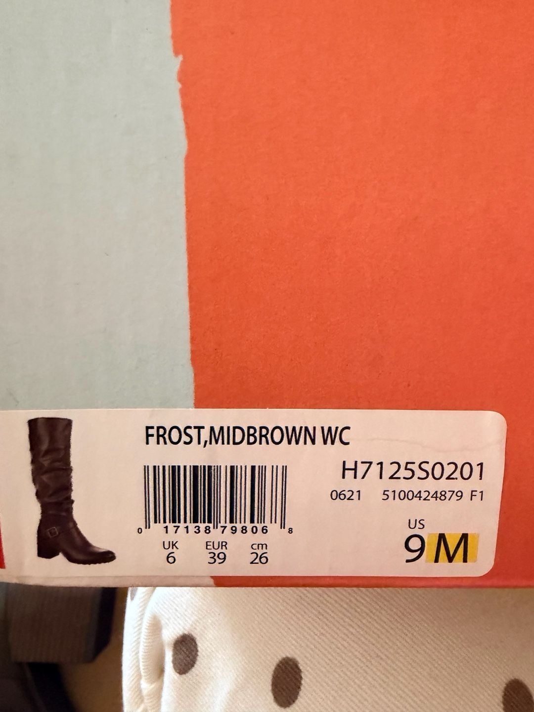 Naturalizer Soul Frost Mid Brown WIDE CALF Size 9M Slouch Boot 4
