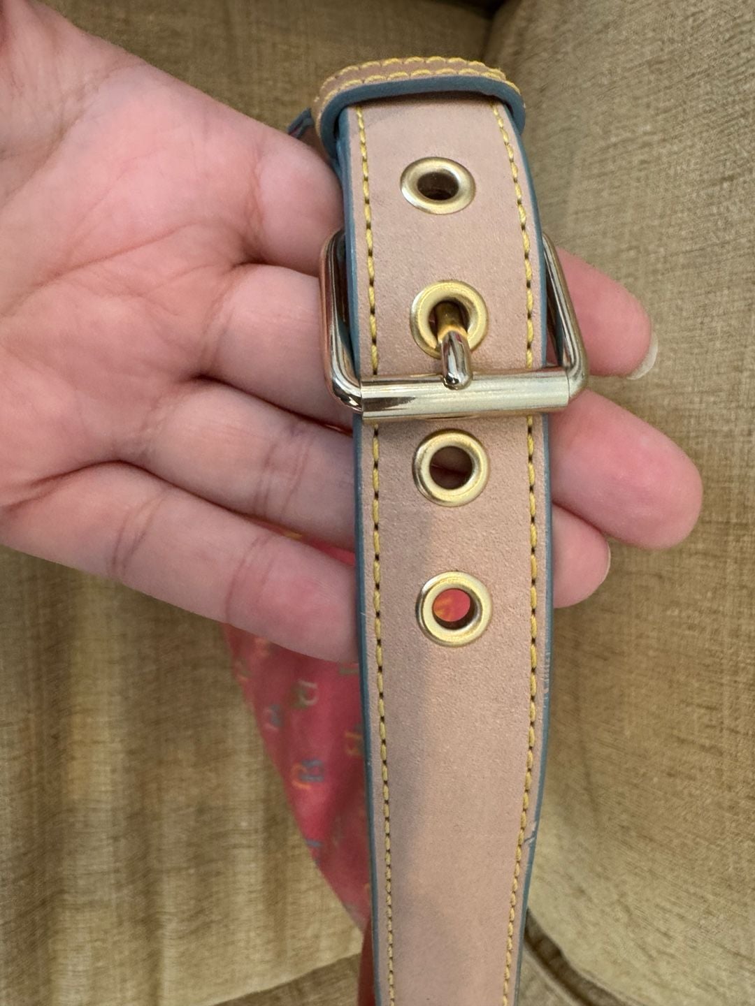 Dooney & Bourke Pink Monogram Hobo Shoulder Bag Y2K 6