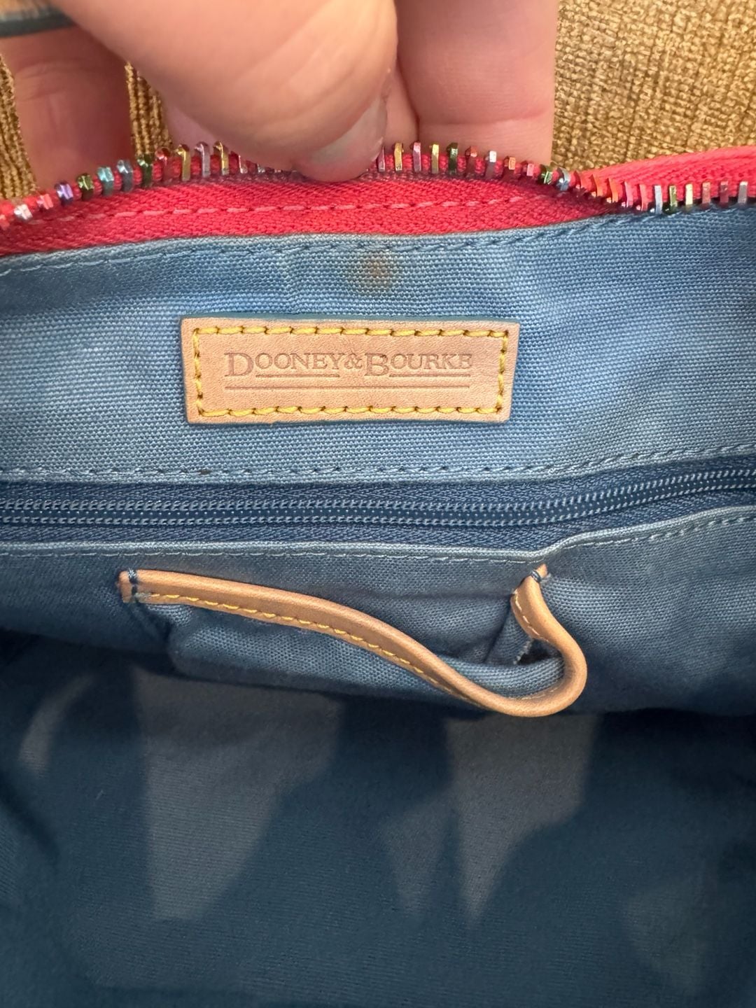 Dooney & Bourke Pink Monogram Hobo Shoulder Bag Y2K 15