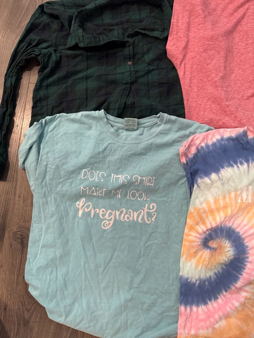 Maternity Top Bundle Set of 6 Shirts Size L 2