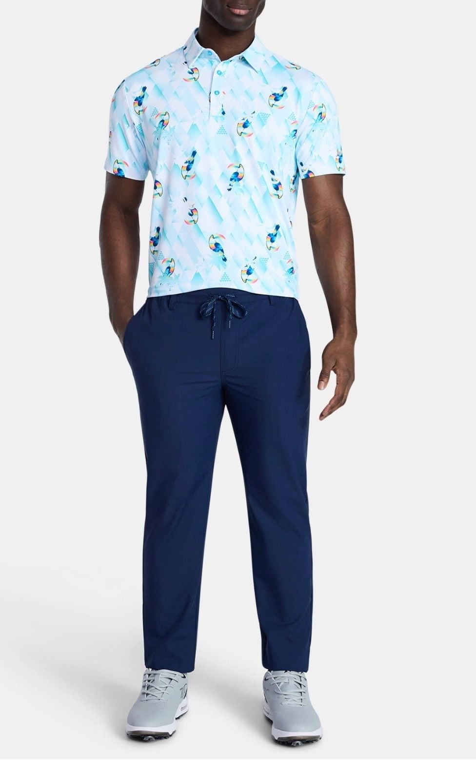 Birdie Bound Toucan Prism Polo Shirt 3