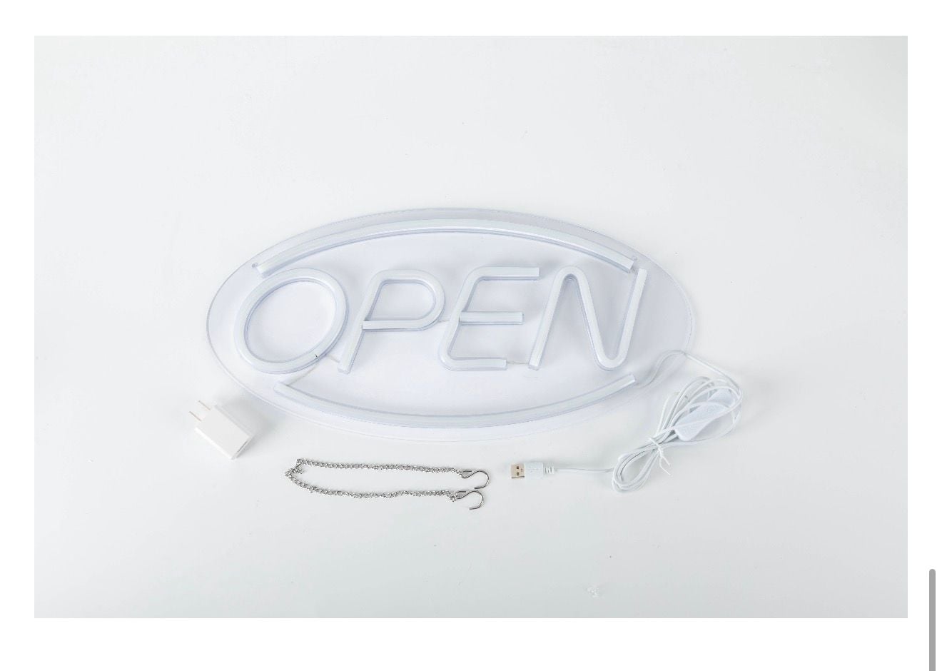 Pen+Gear Neon LED Open Sign 17.7 x 8.7 In Red Blue 2