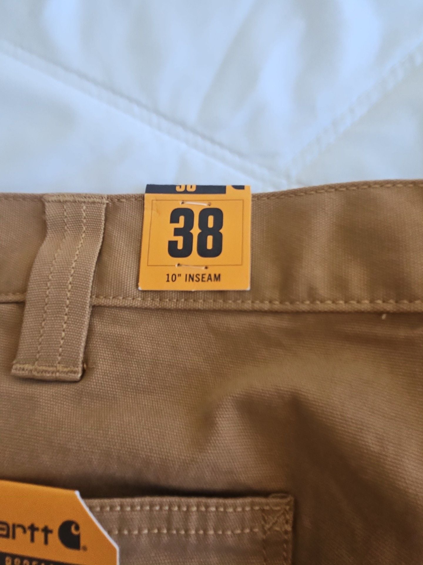 Carhartt Rugged Flex Relaxed Fit Canvas Work Short Size 38 Brown 5