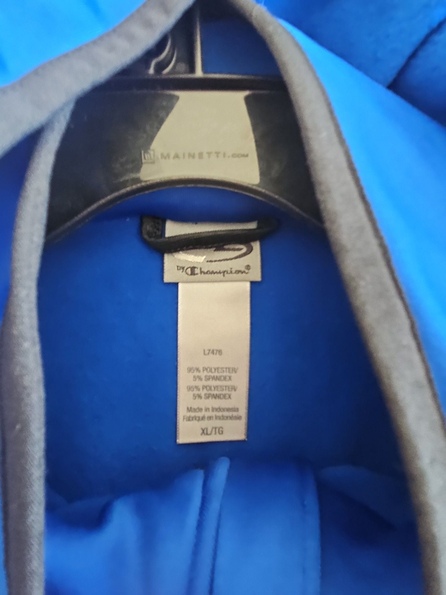 C9 by Champion Jacket Size XL Blue Full Zip Hooded Athletic 3