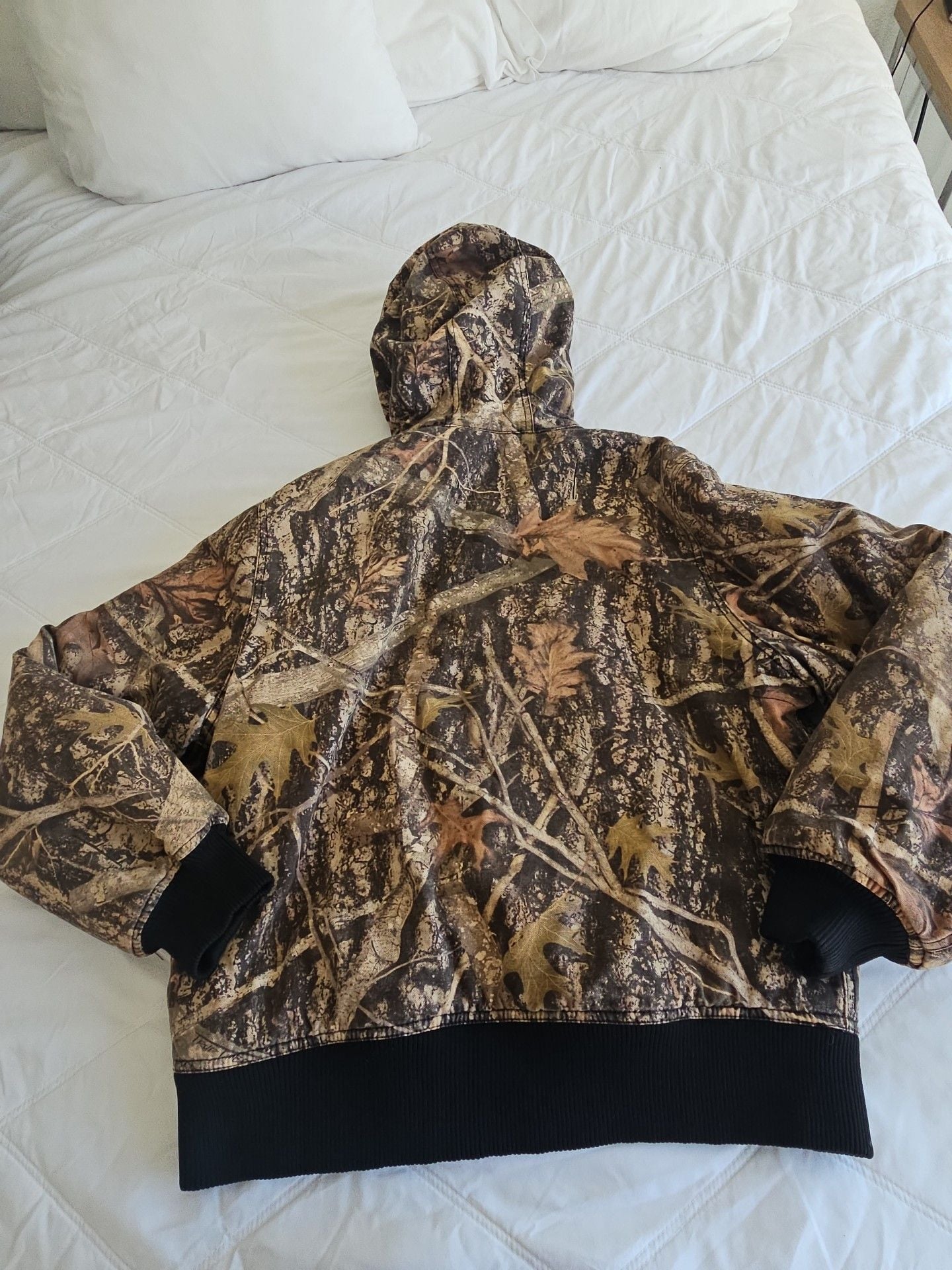 Dickies Jacket Size M Camouflage Insulated Hooded Full Zip 4