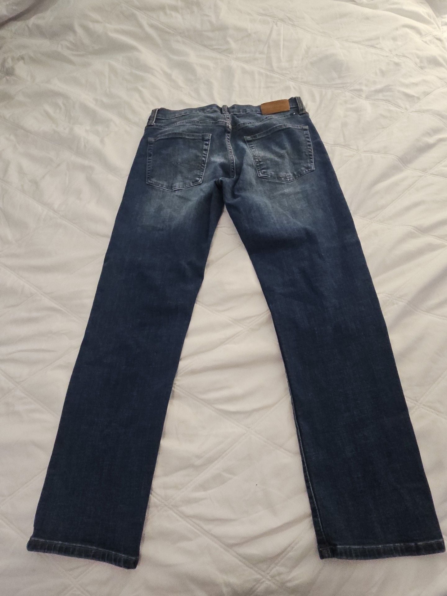 Lucky Brand 221 Straight Jeans Size 33x30 Dark Wash Denim 6