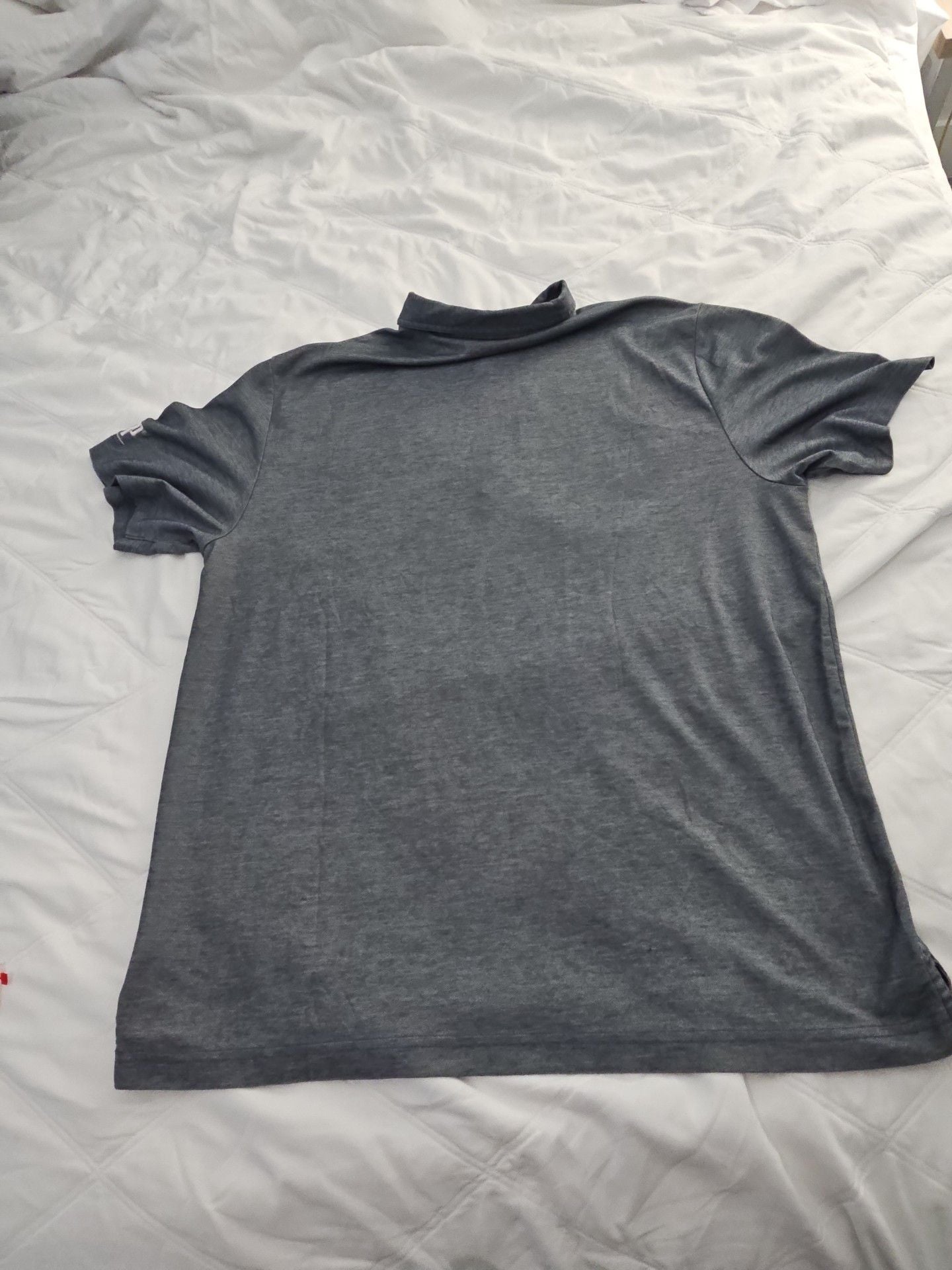 TravisMathew Polo Shirt Size XXL Gray WSOP Golf 7