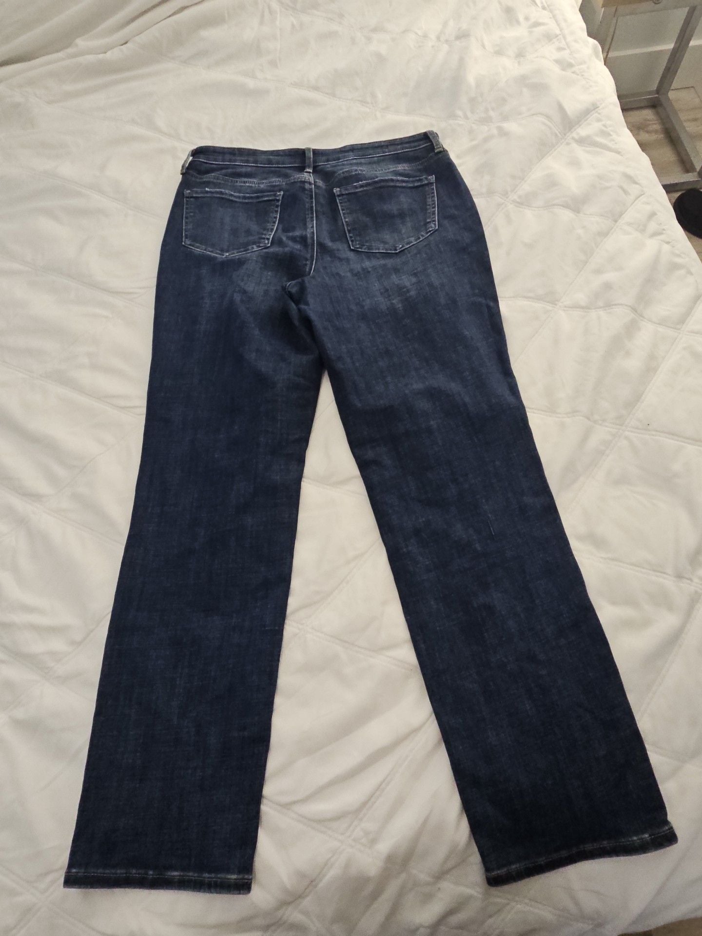 NYDJ Margot Girlfriend Jeans Size 6 Dark Wash Denim 5