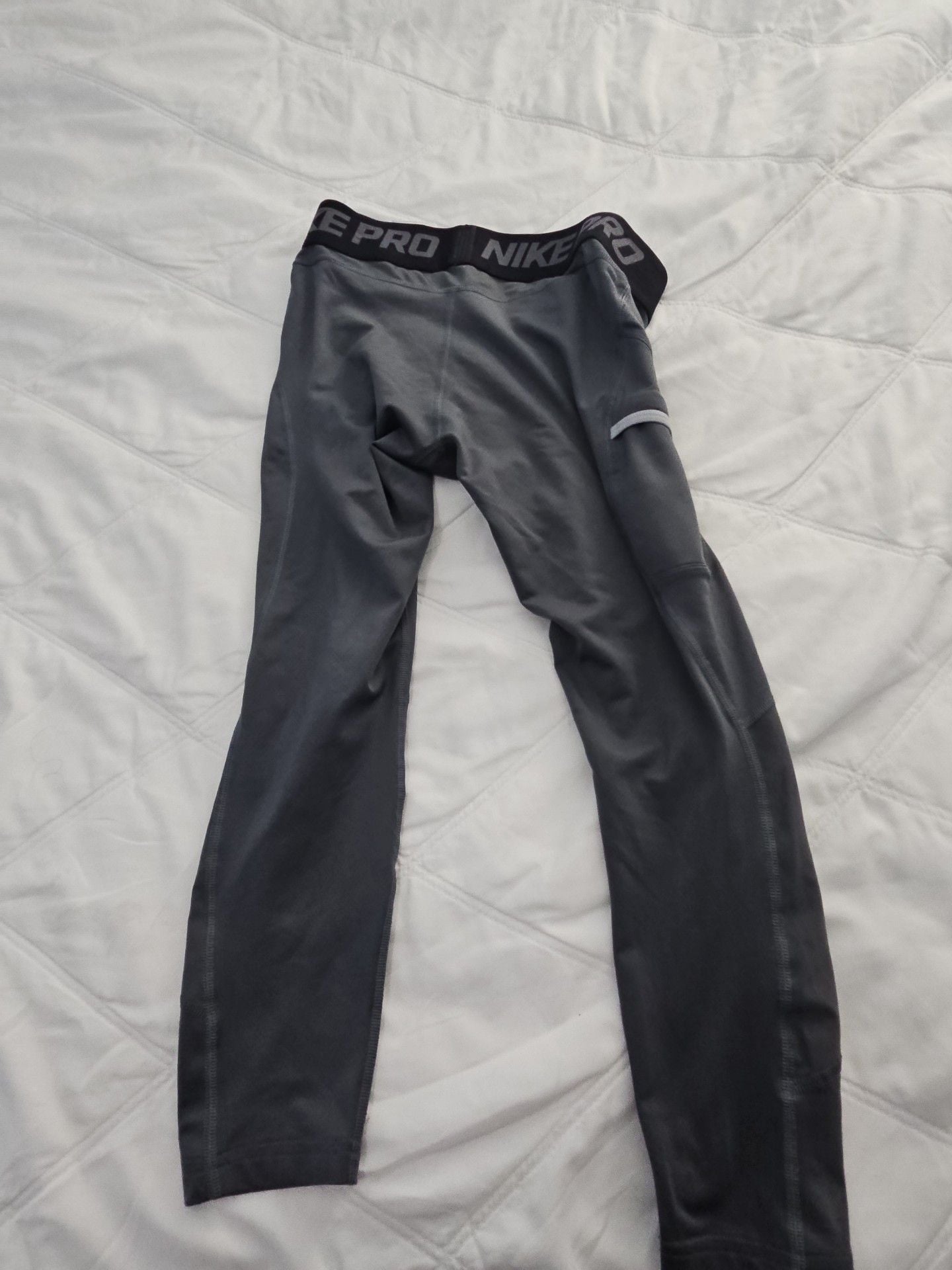Nike Pro Compression Pants Size S Gray 4