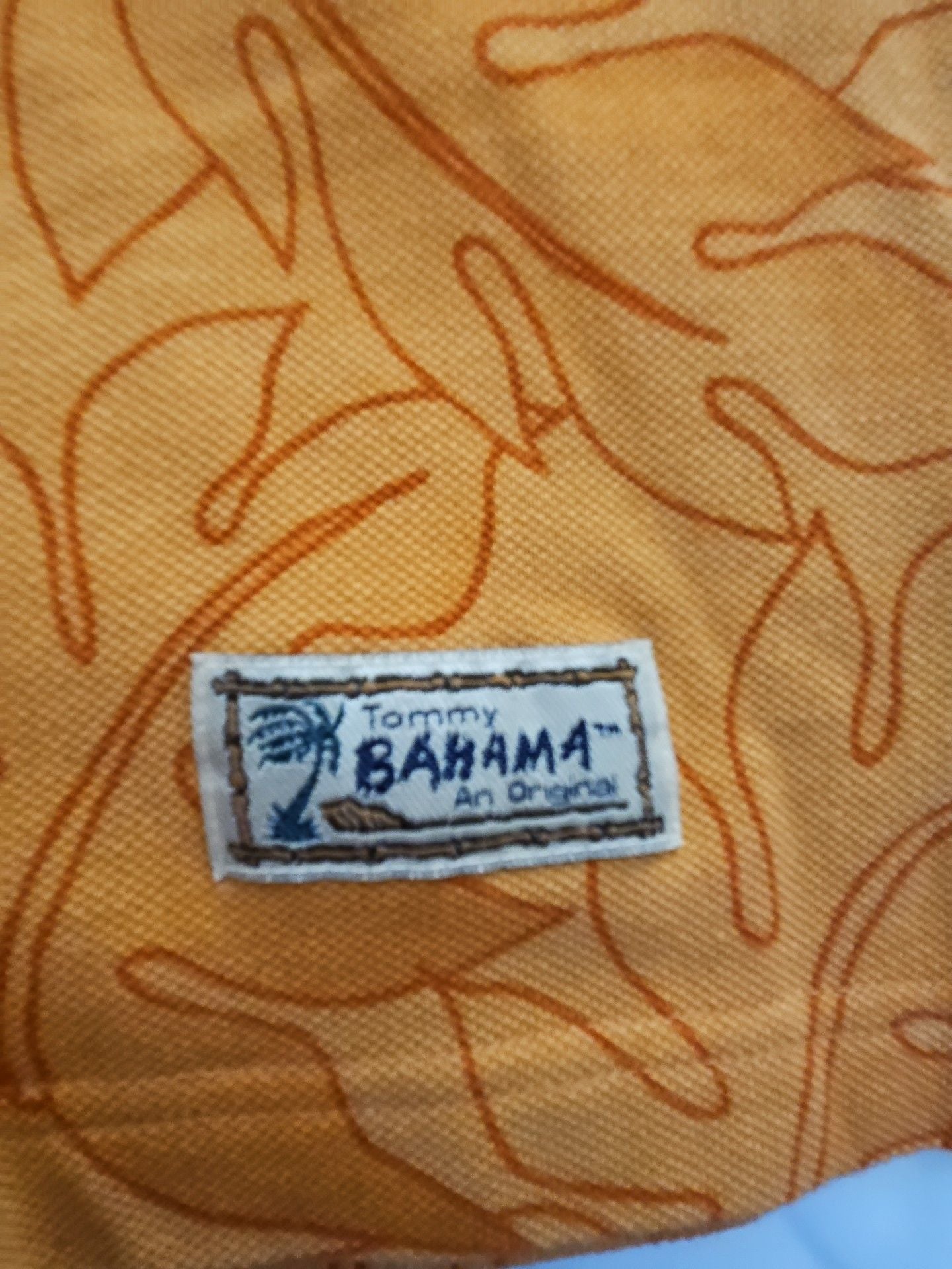 Tommy Bahama Summer Haze Polo Size XXL Orange Peel Leaf Print 5