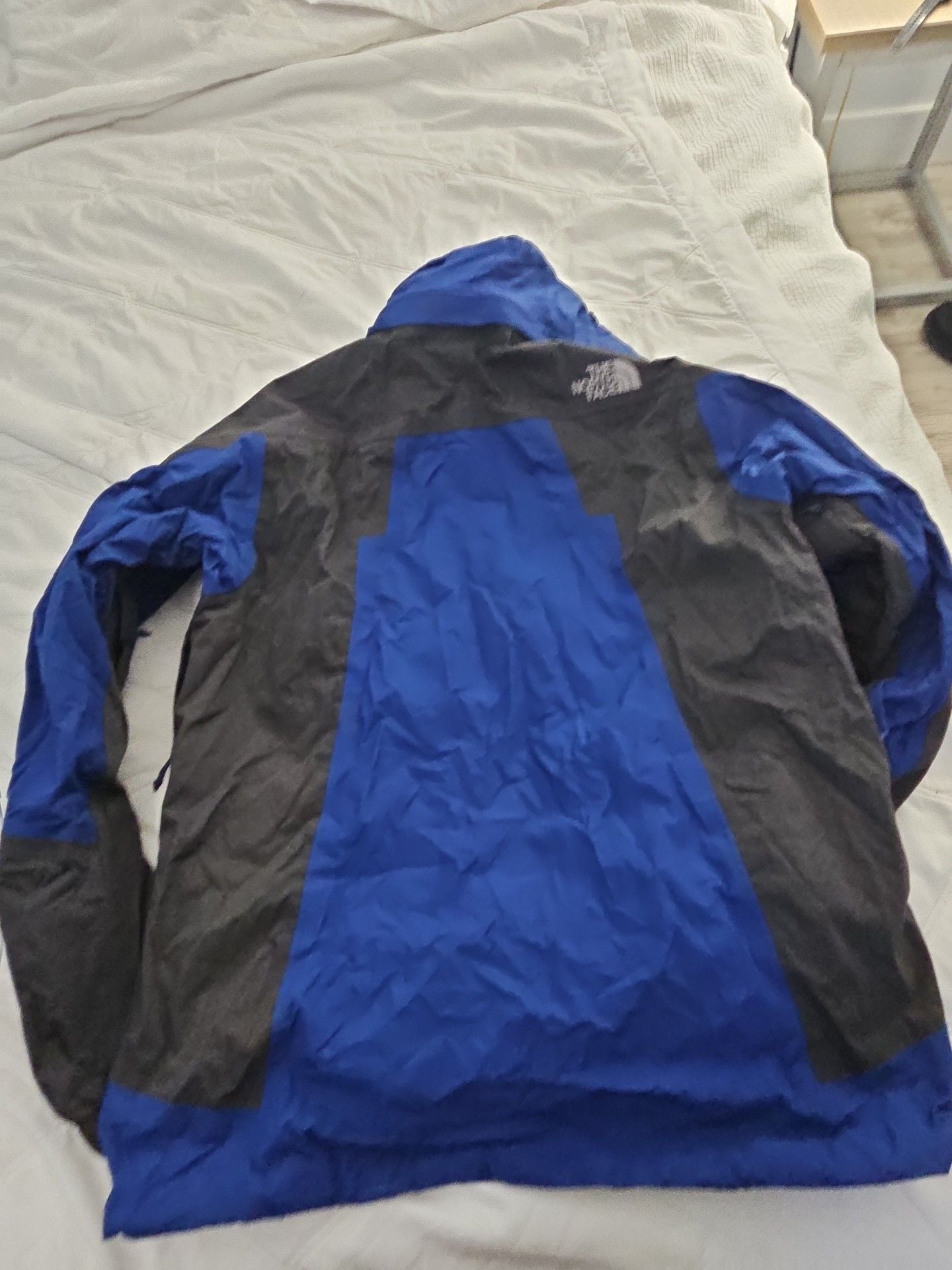 The North Face Hyvent Jacket Size M Blue Gray Hooded 5