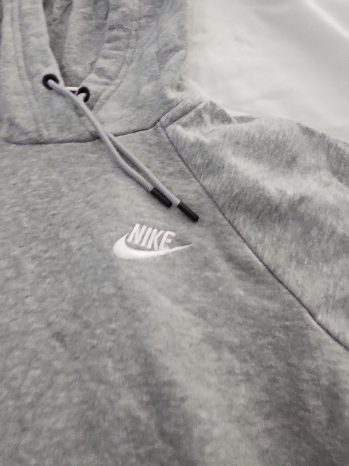 Nike Hoodie Size XS Grey Pullover Fleece Sweatshirt 3