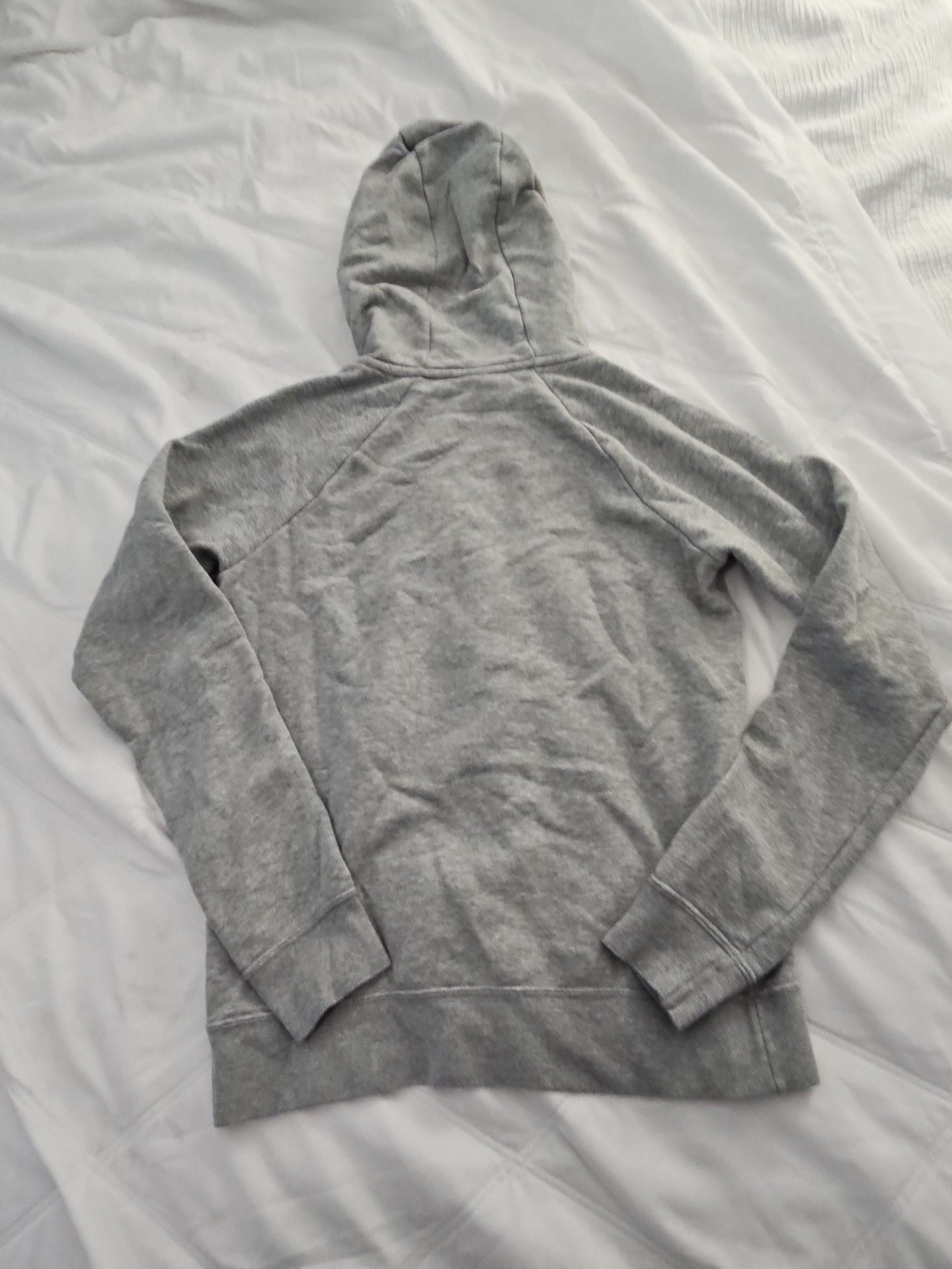 Nike Hoodie Size XS Grey Pullover Fleece Sweatshirt 5