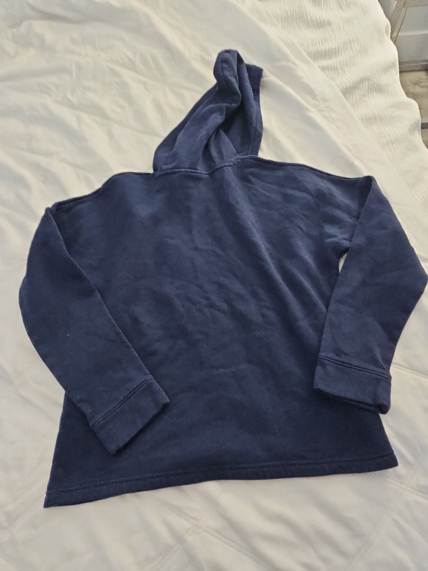 Under Armour Hoodie Size S Blue Fleece Logo Pullover 5