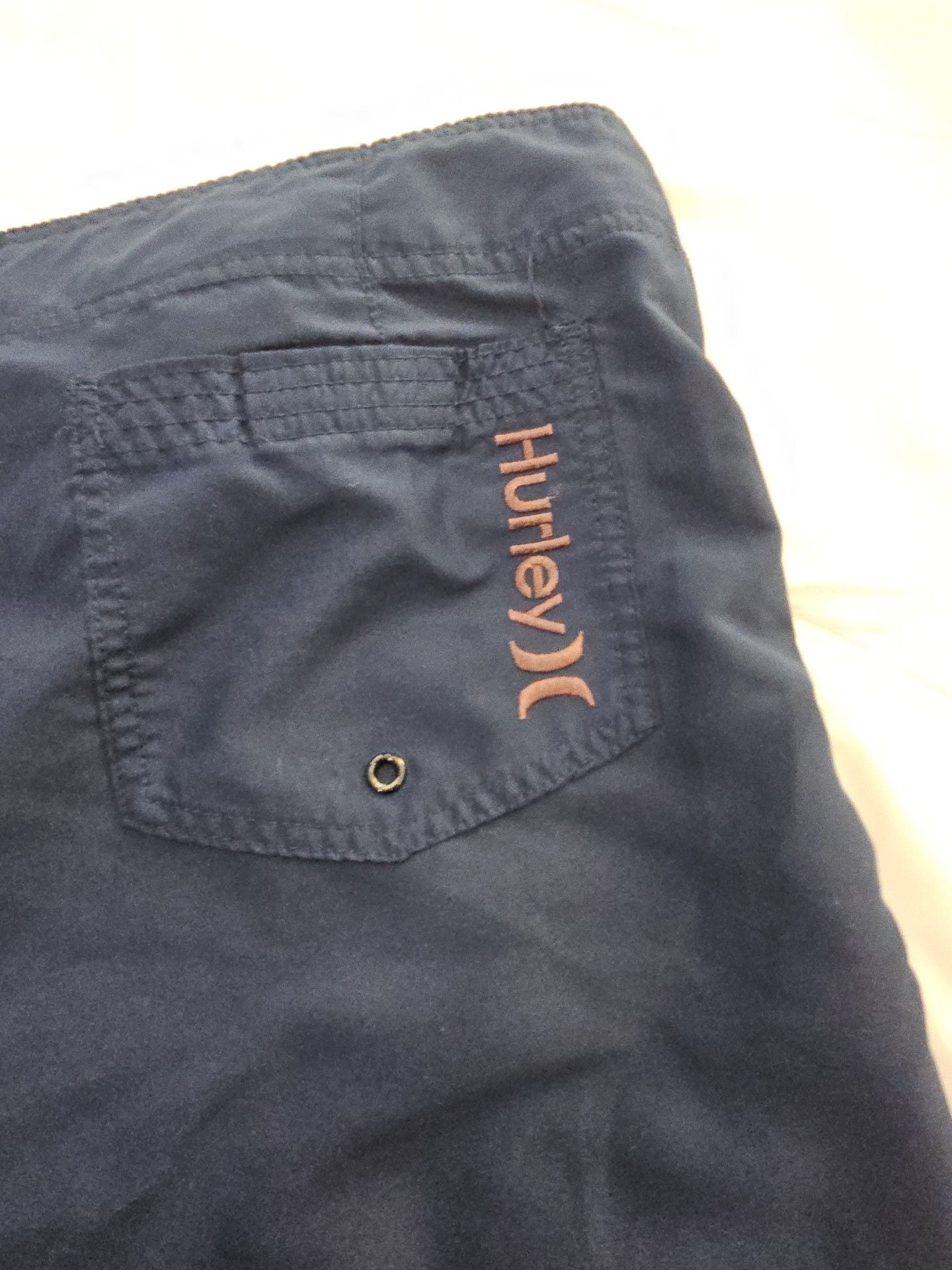 Hurley Board Shorts Size 38 Blue Surf Swim Trunks 7