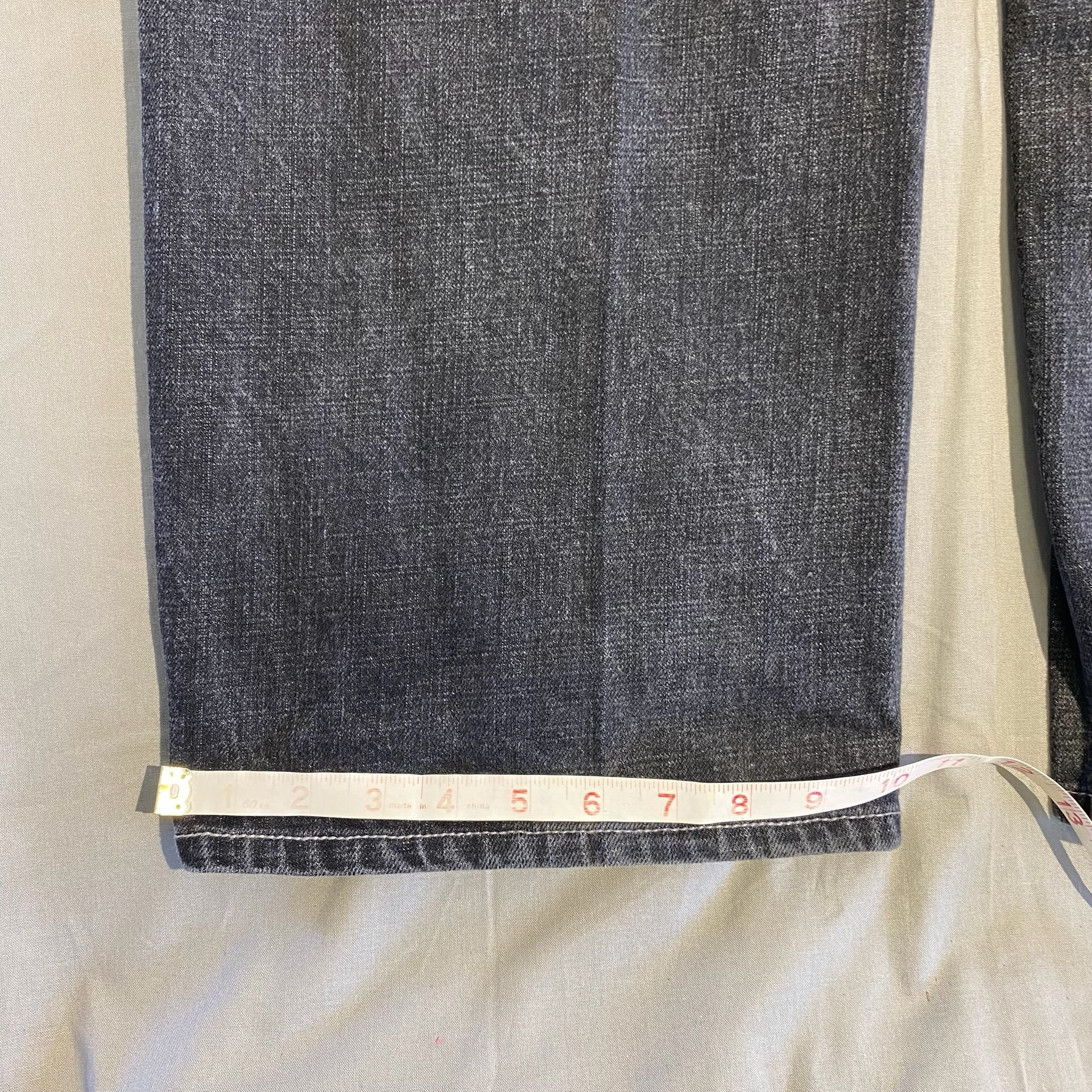 Avirex Jeans Size 36/32 Black Denim Baggy Pants 7