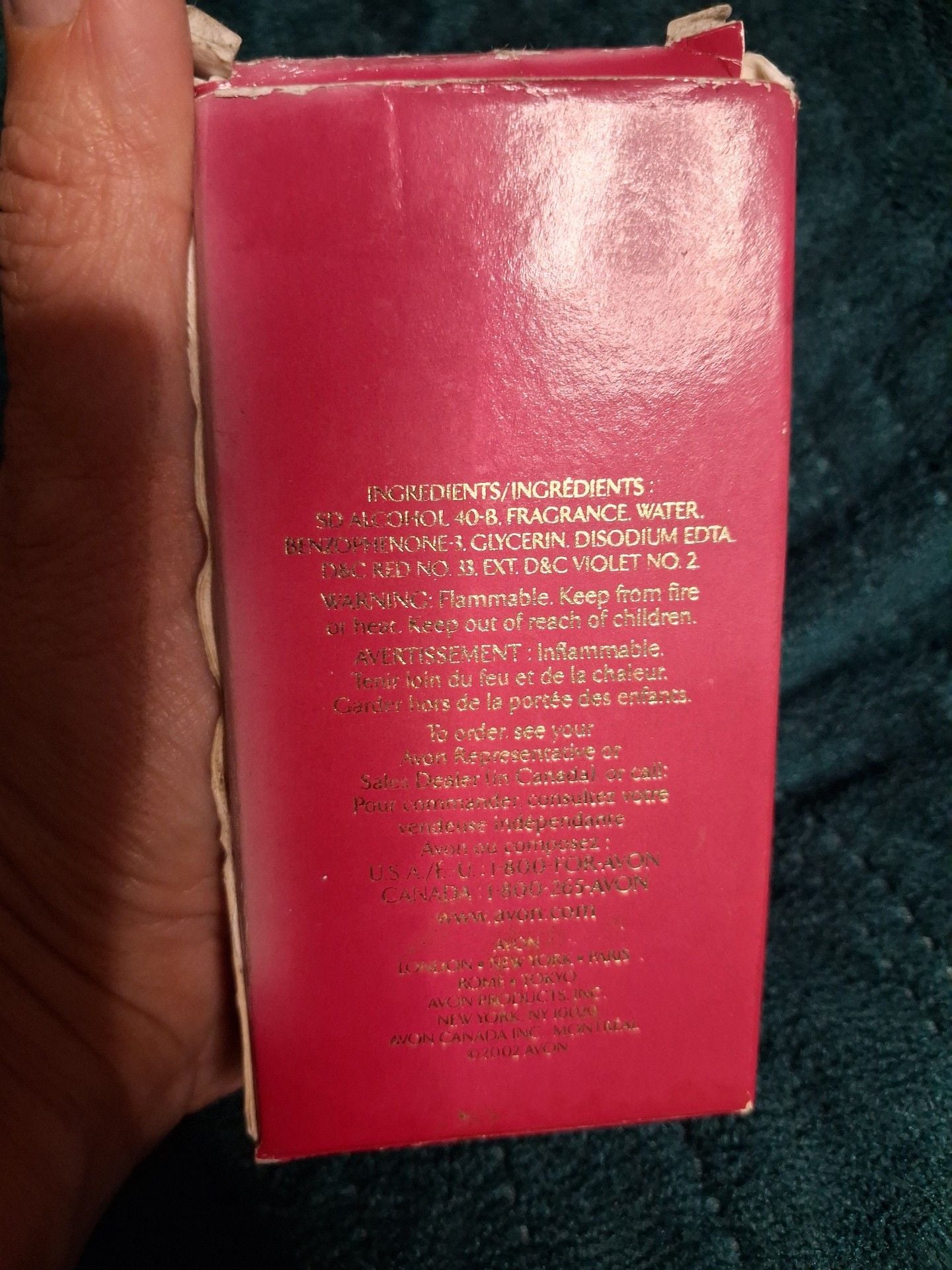 Vintage 2002 Avon Rare Rubies Eau de Parfum Spray 1.7 oz / 50ml 75% Full w/Box 5