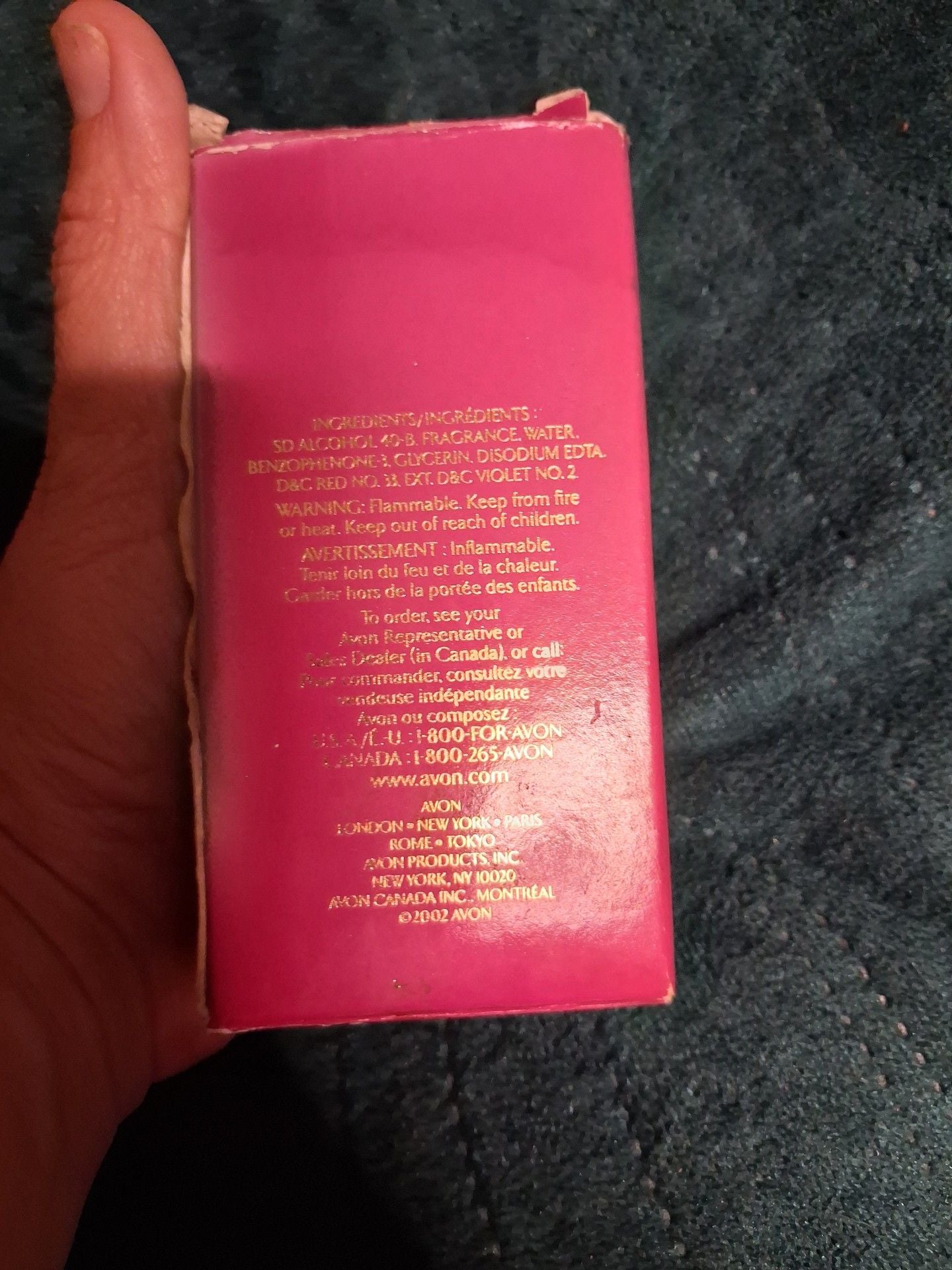 Vintage 2002 Avon Rare Rubies Eau de Parfum Spray 1.7 oz / 50ml 75% Full w/Box 6