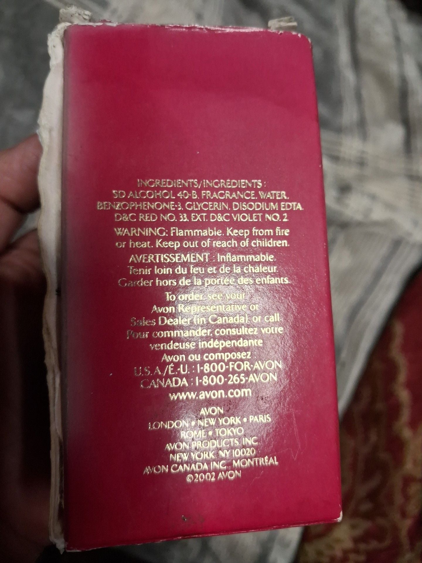 Vintage 2002 Avon Rare Rubies Eau de Parfum Spray 1.7 oz / 50ml 75% Full w/Box 7