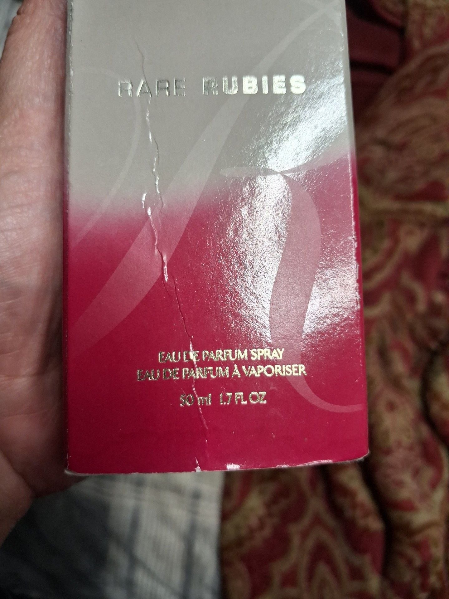 Vintage 2002 Avon Rare Rubies Eau de Parfum Spray 1.7 oz / 50ml 75% Full w/Box 9