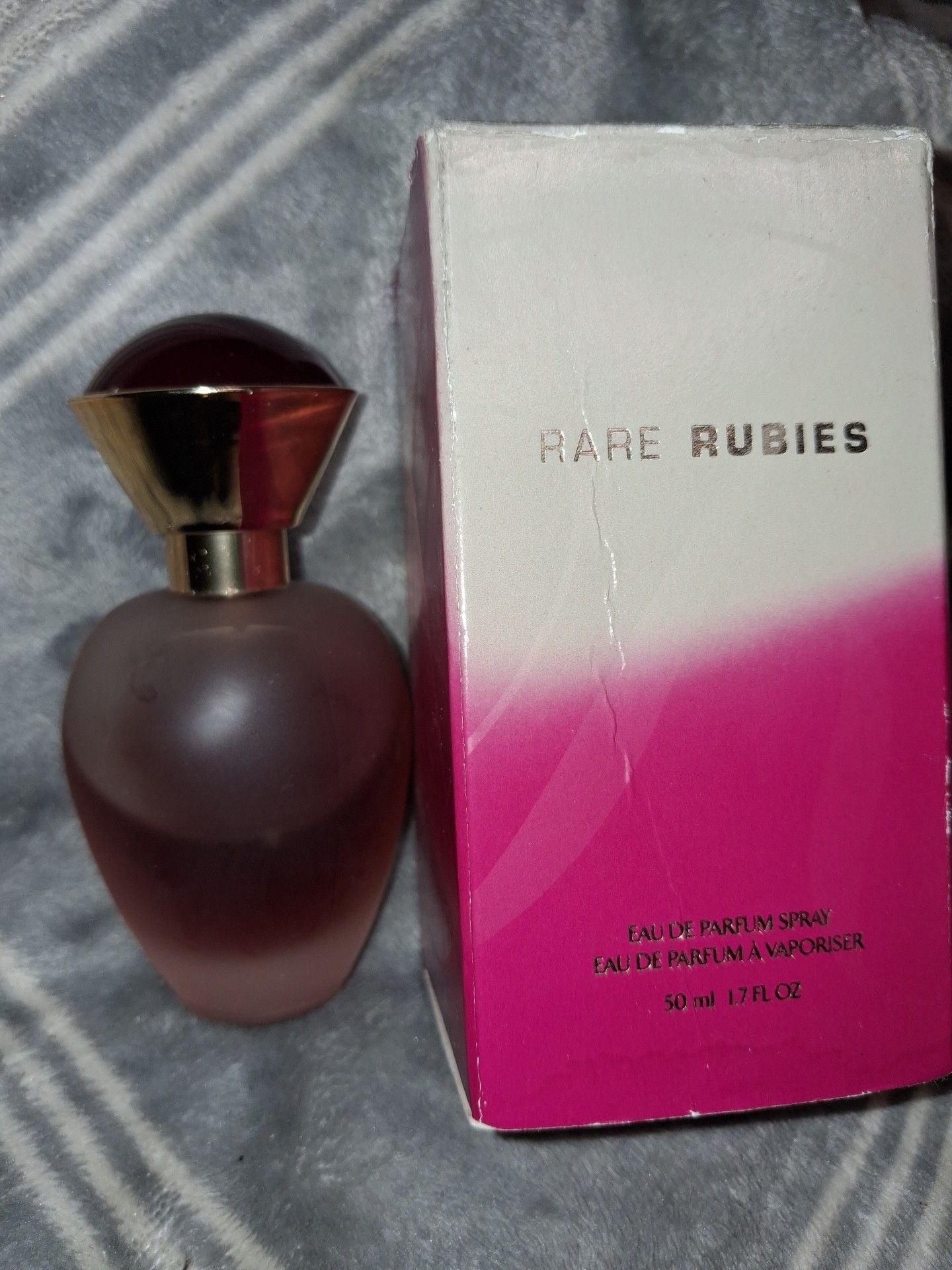 Vintage 2002 Avon Rare Rubies Eau de Parfum Spray 1.7 oz / 50ml 75% Full w/Box 13