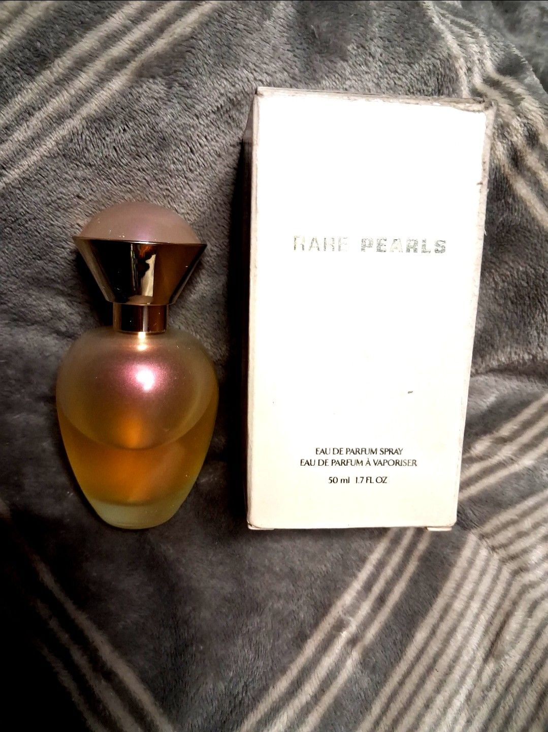 Y2K VTG AVON Rare Pearls Eau De Parfum Spray 1.7 oz with box  8