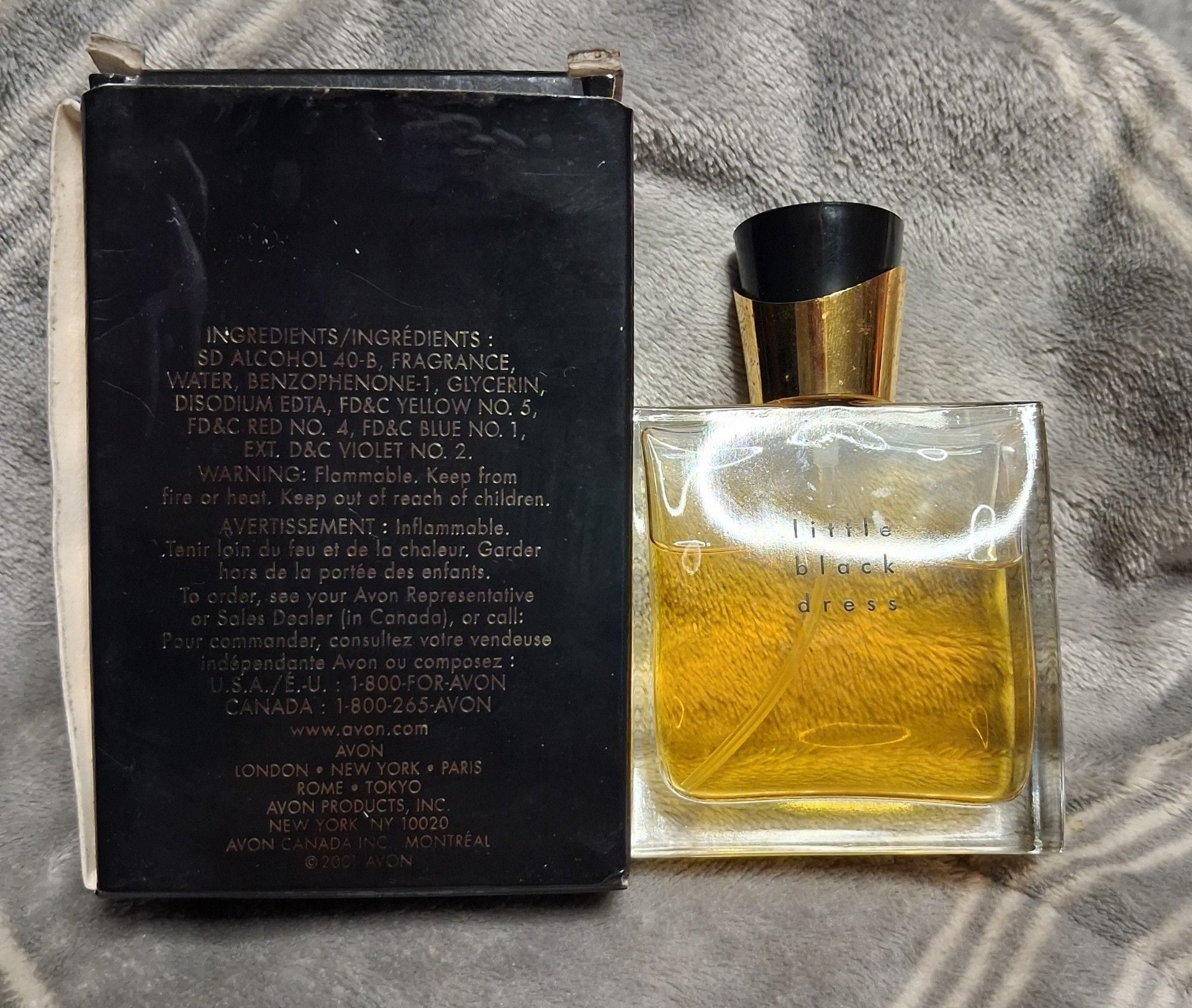 Vintage Avon Little Black Dress Eau de Parfum Spray 1.7 oz / 50ml –with Box
4