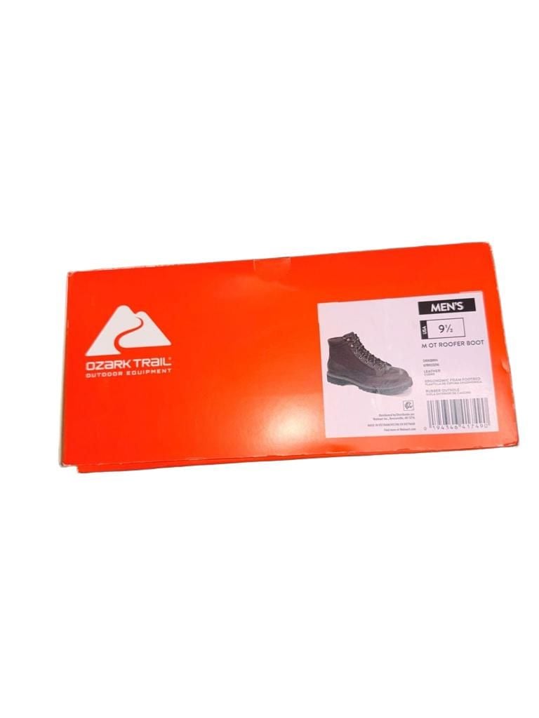 Ozark Trail OT Roofer Boot Size 9.5 Dark Brown Leather 6