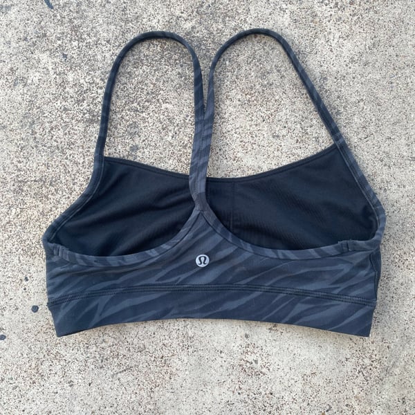 Lululemon Black Strappy Sports Bra