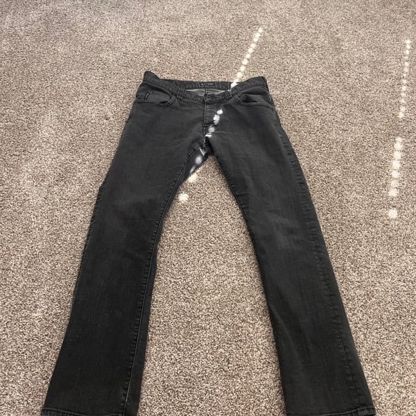 Armani Jeans Slim Fit J08 Black Denim Jeans