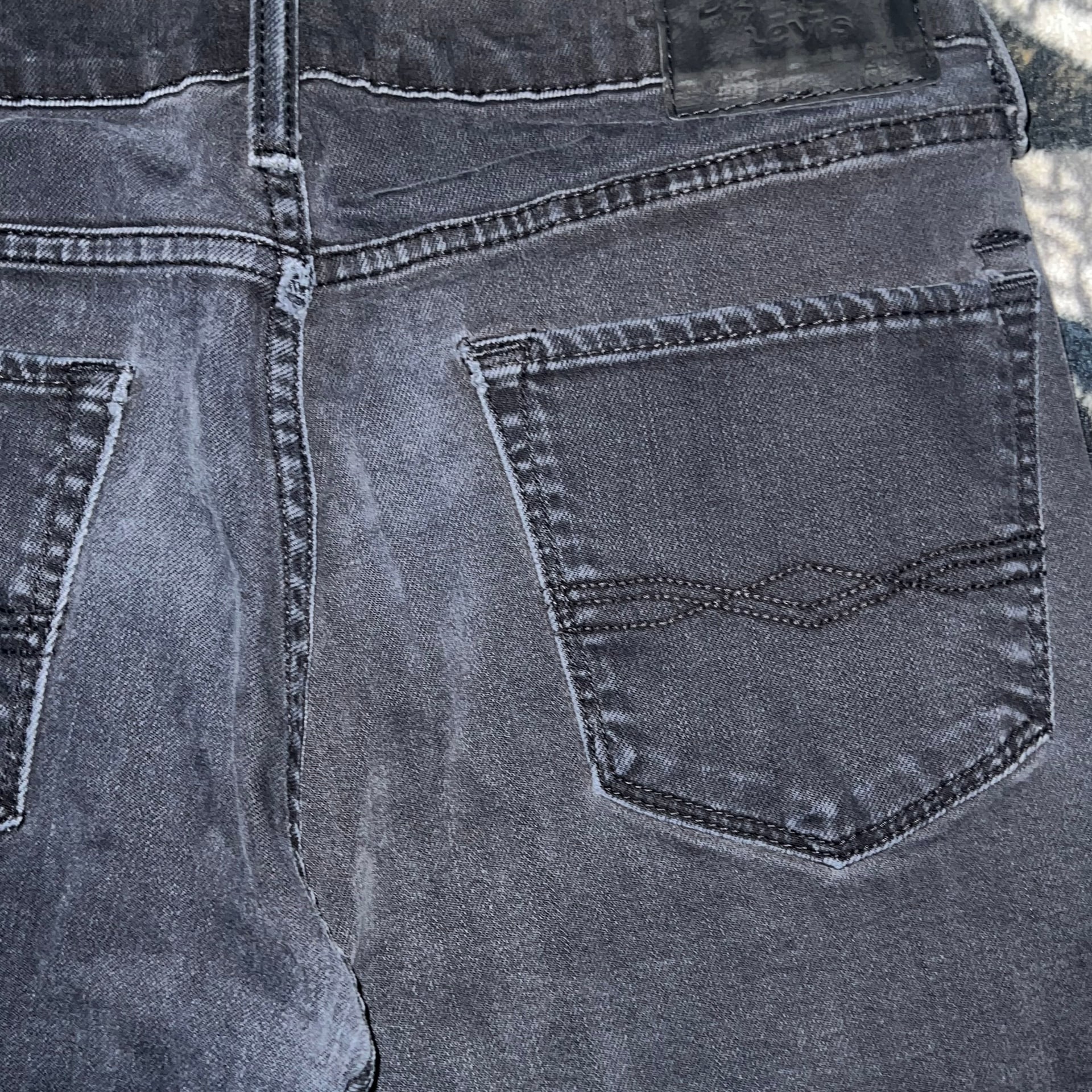 Denizen Levi's 216 Skinny Faded Black Jeans 4