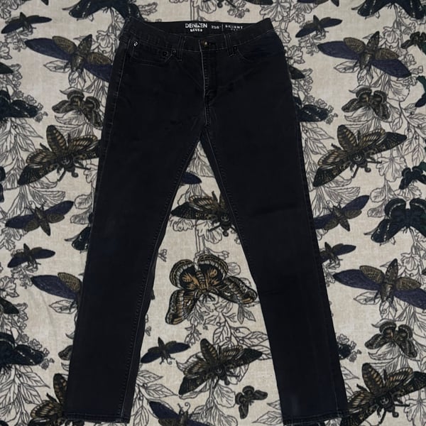 Denizen Levi's 216 Skinny Faded Black Jeans