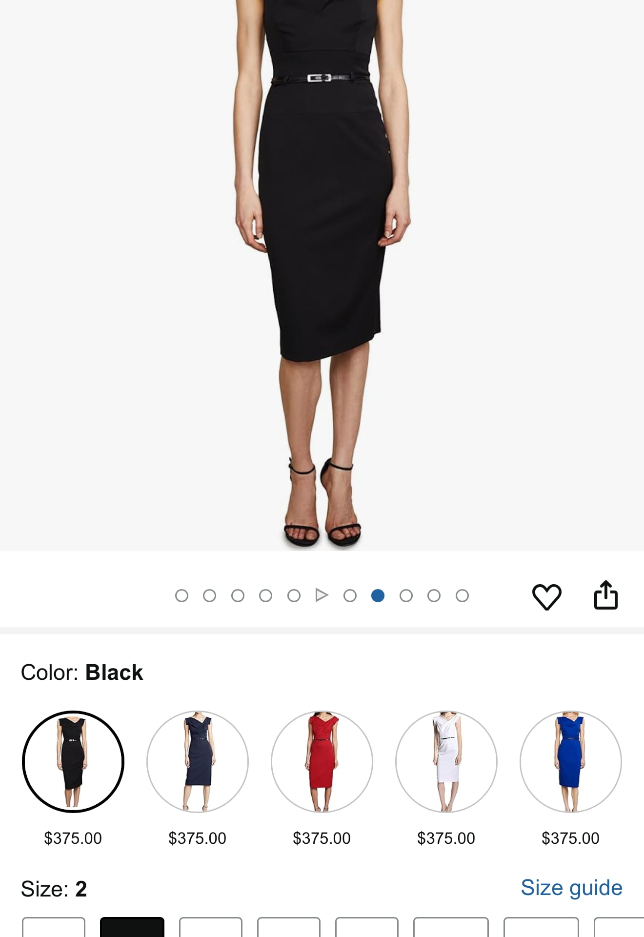 NWT Black Halo Jackie O Sleeveless V-Neck Midi Belted Sheath Dress Burgundy Size 2 Party Formal 20