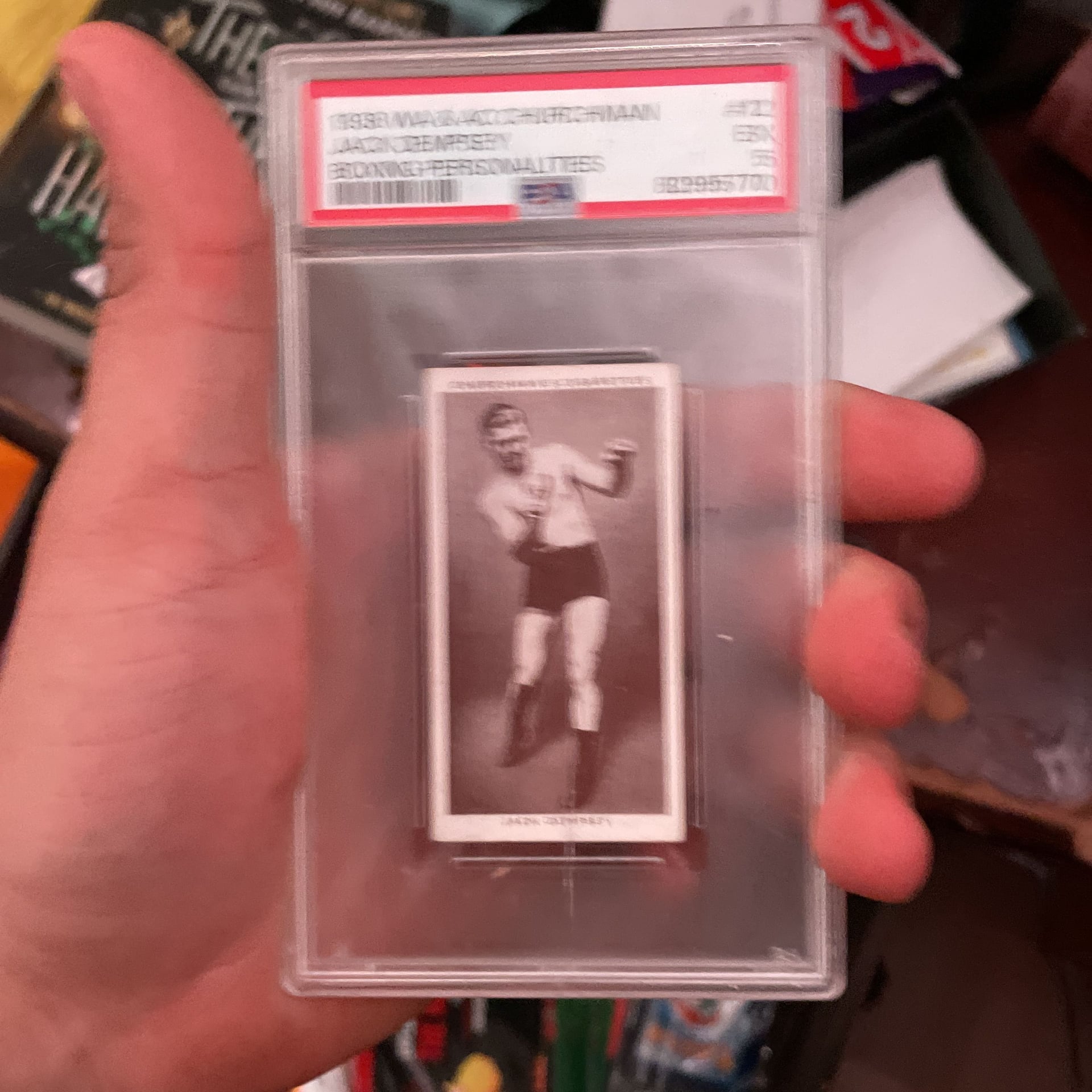 1938 W. A. & A. C. Churchman Jack Dempsey Boxing Personalities Card 1