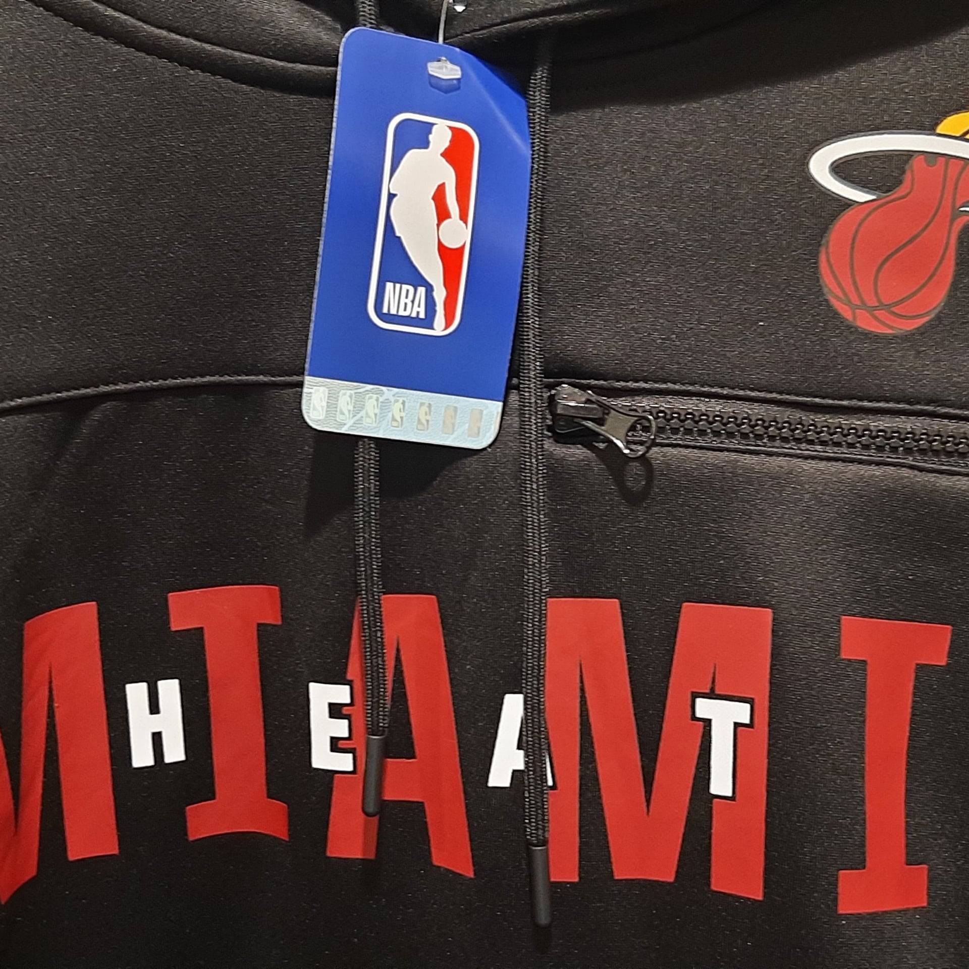 Nike Men's Miami Heat Heritage Essential Black Hoodie Sweatshirt NBA sz XL NWT 2