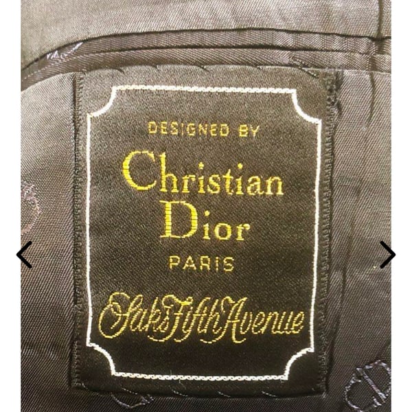 Christian Dior Saks Fifth Avenue Designer Jacket