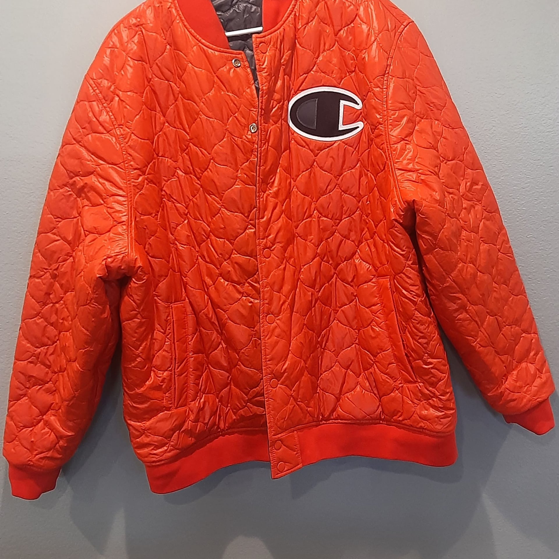 Champion LIFE Men's C Series Jacket, Stealth/Orange, XXXL / 3XL 5
