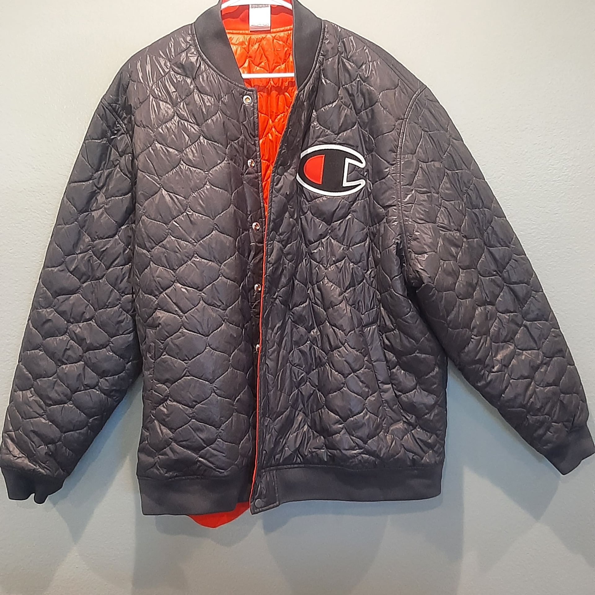 Champion LIFE Men's C Series Jacket, Stealth/Orange, XXXL / 3XL 3