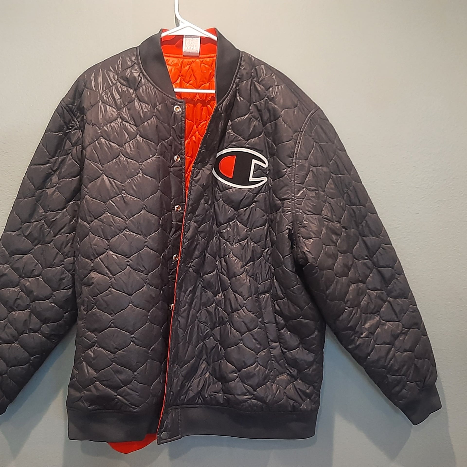 Champion LIFE Men's C Series Jacket, Stealth/Orange, XXXL / 3XL 2