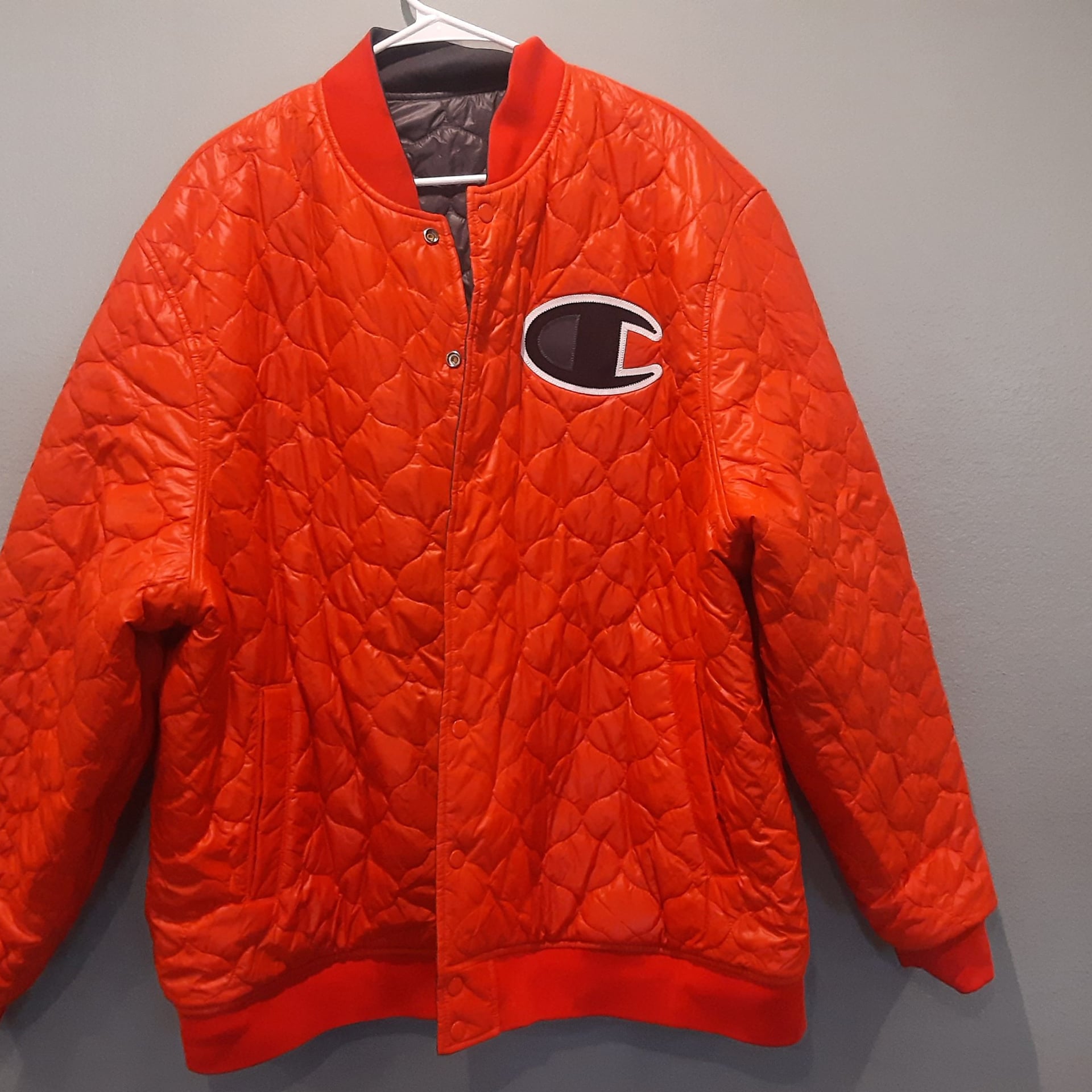 Champion LIFE Men's C Series Jacket, Stealth/Orange, XXXL / 3XL 6